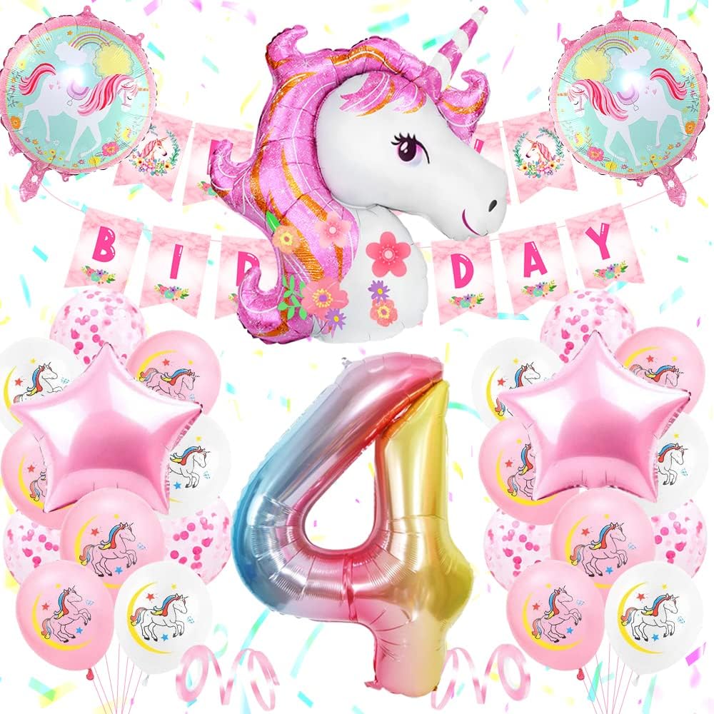 Licorne 1 Anniversaire Deco Ballon 1er Anniversaire Rose 1 Ballon 1er Anniversaire Rose 376260532179