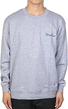CAMPFREE 10443 Men's Sweatshirt, Sweatshirt, One Point on the Chest with Embroidery, Sweatshirt, 10.0 oz, Cotton, Fleece Lining