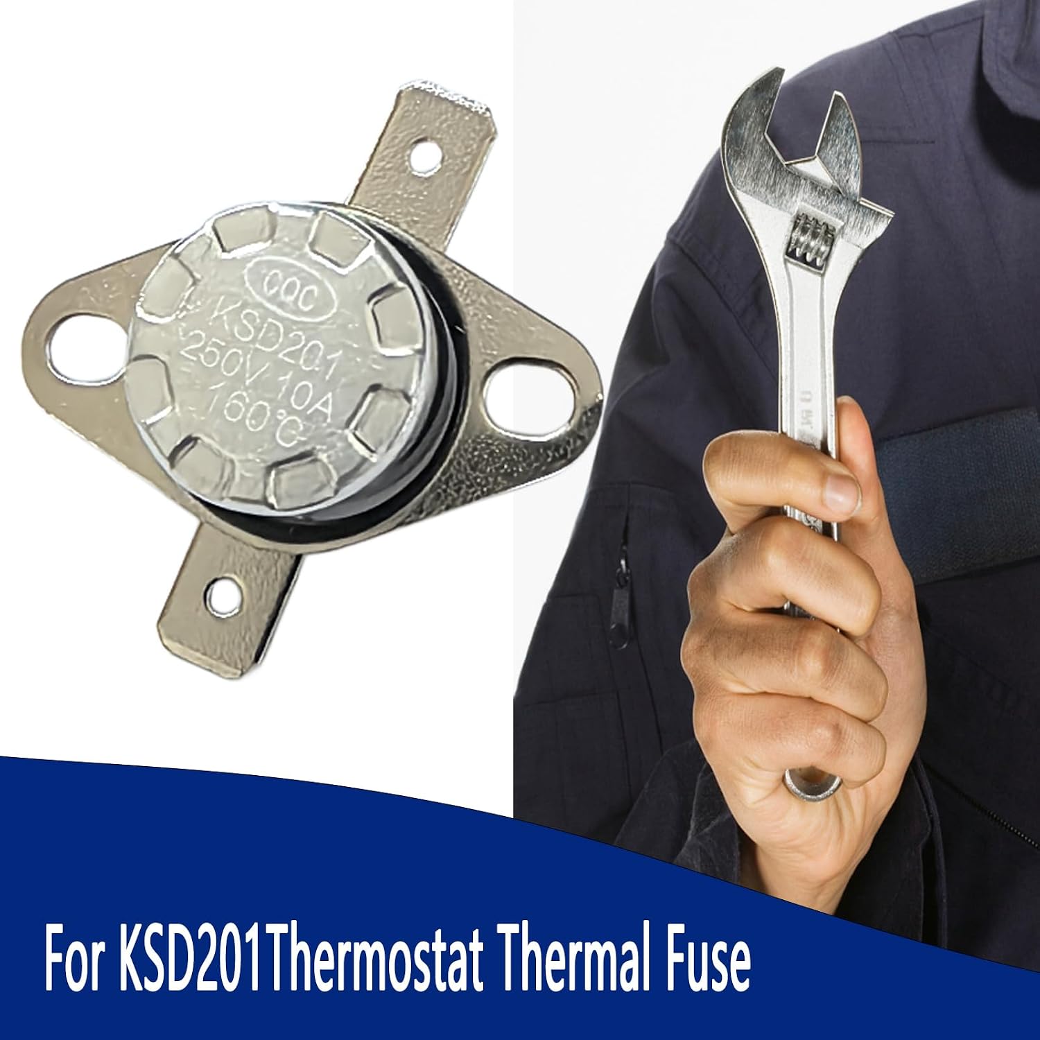 KSD201 160-0 Universal Microwave Thermostat Fuse for Microwave