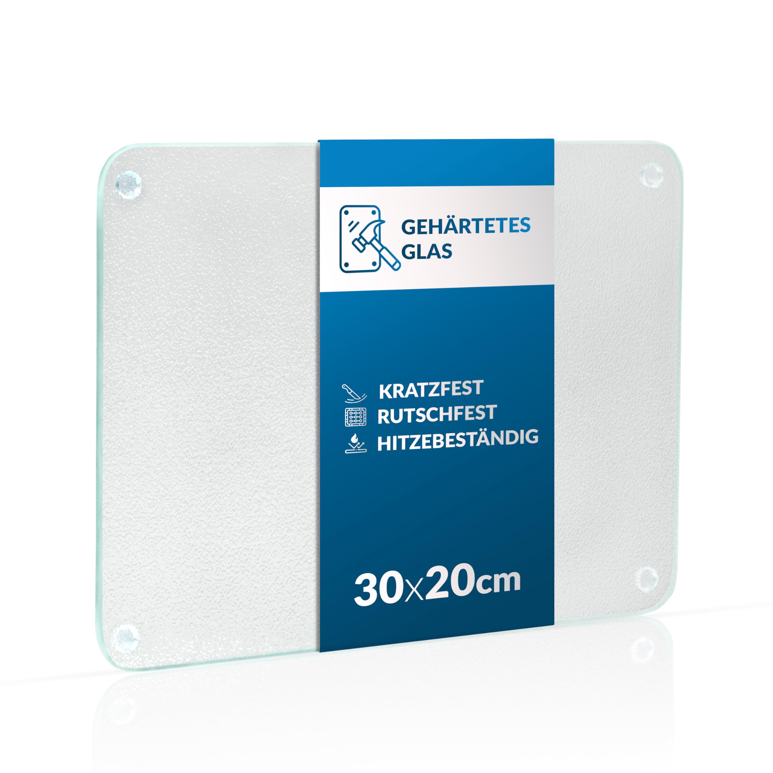 Glas Schneidebrett Set - Hitzebeständig & Hygienisch Für Deine Küche