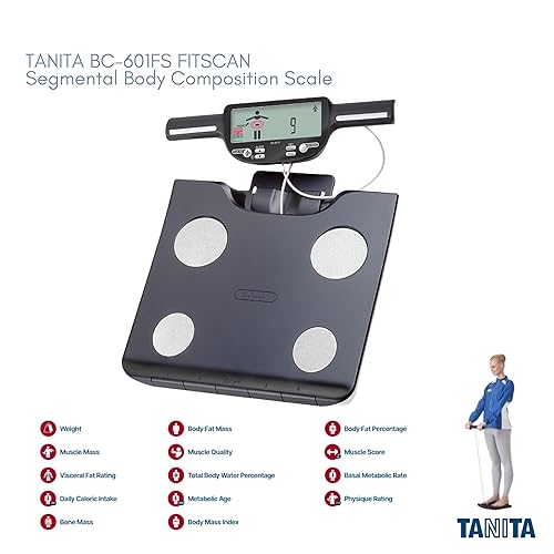 Miniatura 2 de Tanita FitScan BC-601FS - Monitor de composición corporal segmentaria con tarjeta SD