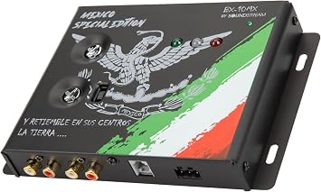 Soundstream Mexico Edition BX-10MX Enhanced Bass Processor | Car Audio Bass Restoration Processor with Remote Control | ME Design and Epicenter Alternative for Aftermarket Sound Systems