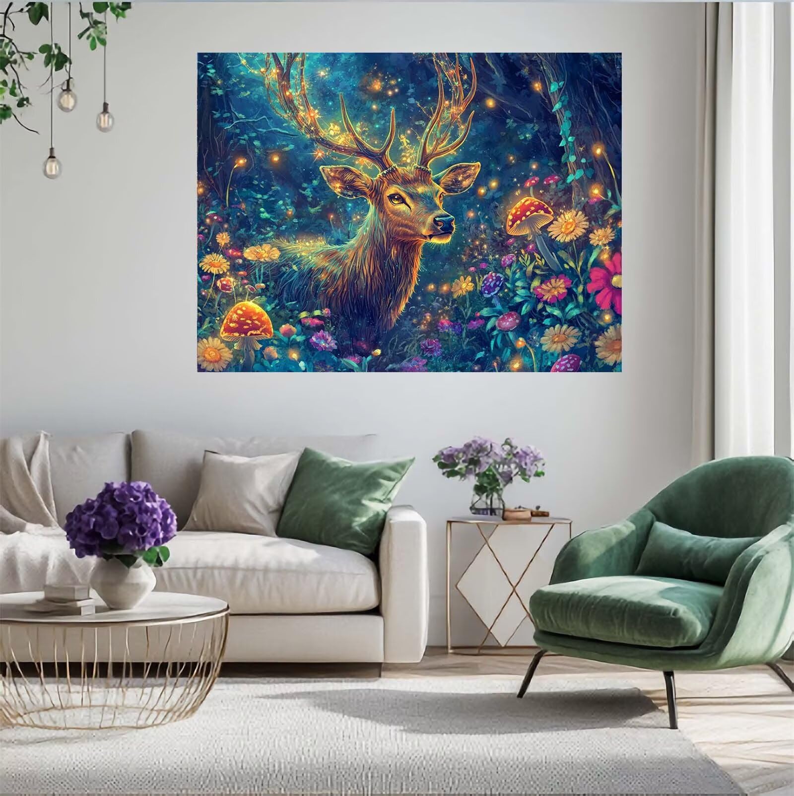 Puzzle las, 3000 elementów, sarny, puzzle dla dorosłych, z pudełkiem na prezent, "zrób to sam", duże drewniane puzzle dla dorosłych, gra zręcznościowa dla całej rodziny, prezenty dla kobiet, rozmiar