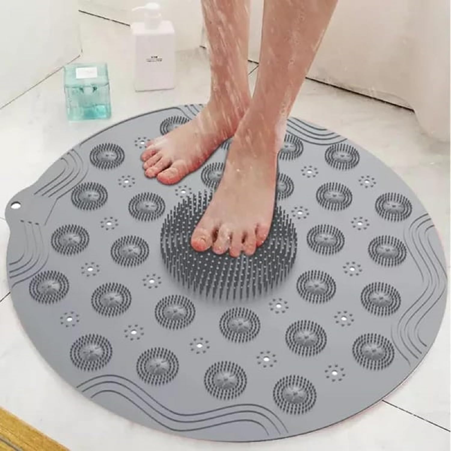 Silicone Bath Mat .