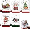 5PCS Christmas Tea Towels - 40x60cm Absorbent Christmas Kitchen Towels, Festive Santa, Elk & Snowman Print Dish Cloths, Holiday Design Hand Towel, Suitable For Use And Decoration In Kitchens