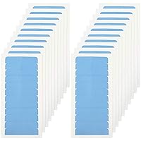 Vista 10 de Blulu 360 Piezas de Cintas Adhesivas para Extensiones de Cabello Blancas, Cintas de Doble Cara Fuertes en Reemplazo de Extensiones, Cinta Adhesiva