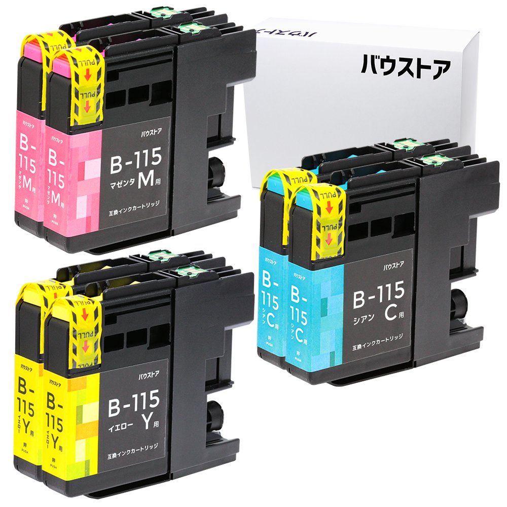 Amazon.co.jp: brother LC115 用互換インクカートリッジ C/M/Y
