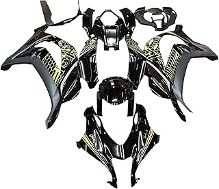 Bruce & Shark(ブルース・サメ)適用ZX10Rカウル 適用カワサキ ZX10R 2016-2020 カウル 加工不要 射出成型 カスタム対応 ボルトセット付き 外装パーツセット カスタムパーツ カウルセット 塗装作業あり タイプ130