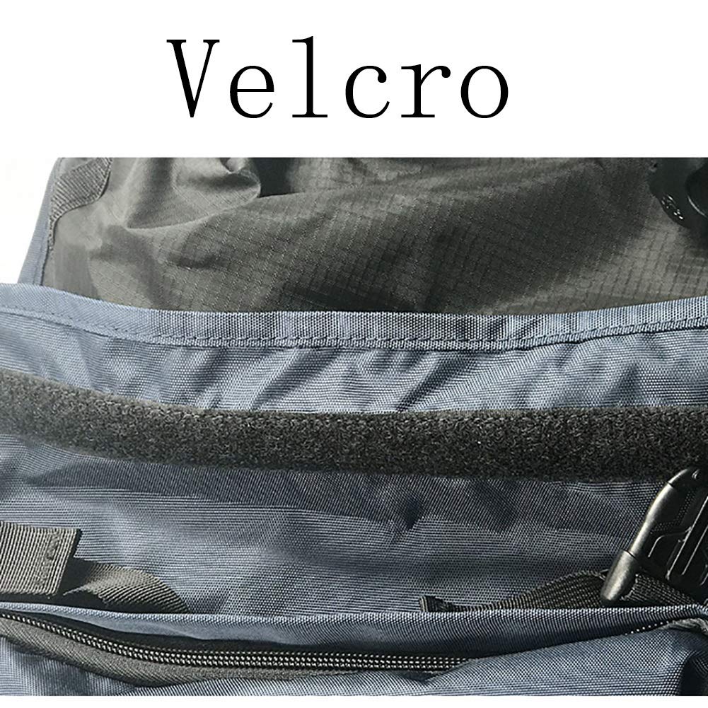 Borsa per bici da bicicletta, borsa per sella posteriore per bicicletta, borsa da viaggio per sedile posteriore, 55 L, ripiano multifunzione per ciclismo a lunga distanza, adatto per mountain bike,