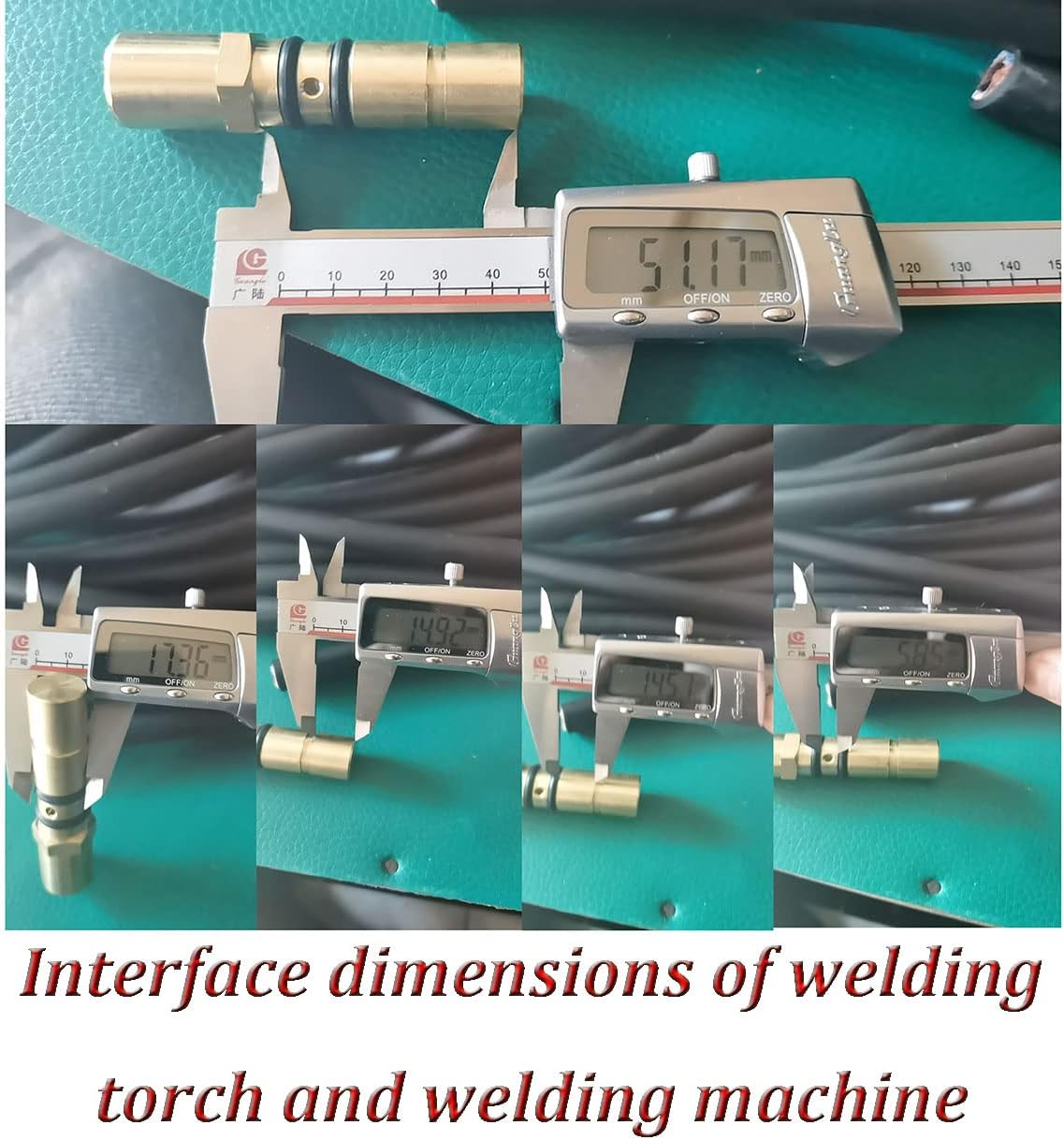 Aluminum Spool Gun Mig Torch Fit Miller Millermatic 140 180 211300371 Spoolmate 100 Series with 10ft Cables for Aluminum Stainless Steel Iron with Welding Wire 20 Contact Tips