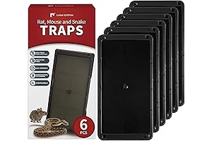 LULUCATCH Zinc Phosphide Mice Killer Traps | Pack of 6 Non-Toxic Sticky...