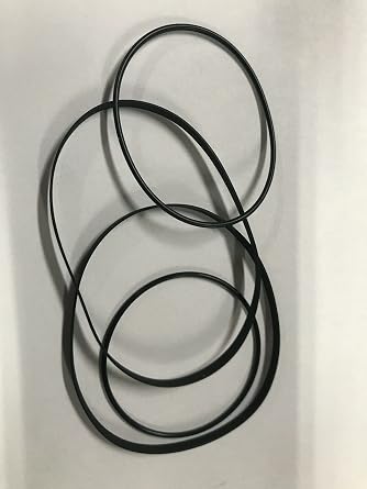 4 Replacement Belt for Set Fisher Dual Cassette Player Deck CR-W74H CRW74H