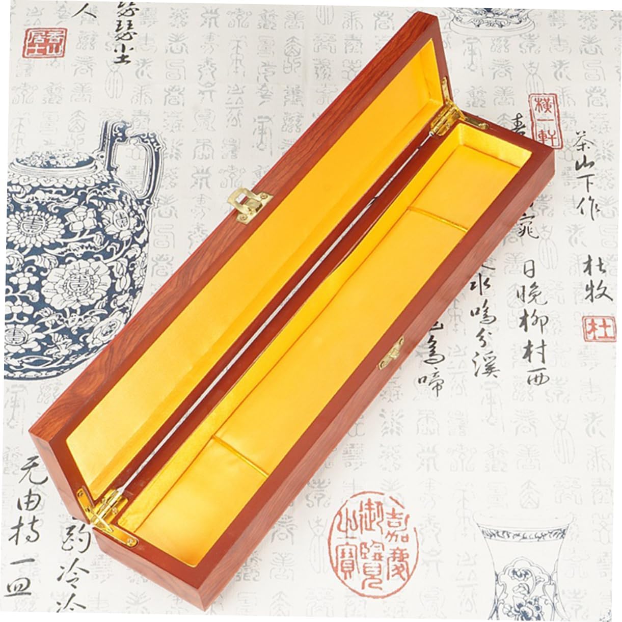 1pc Wooden Box Buddhist Bead Bracelet Holder Jewelry Storage Organizer Retro Decor Box