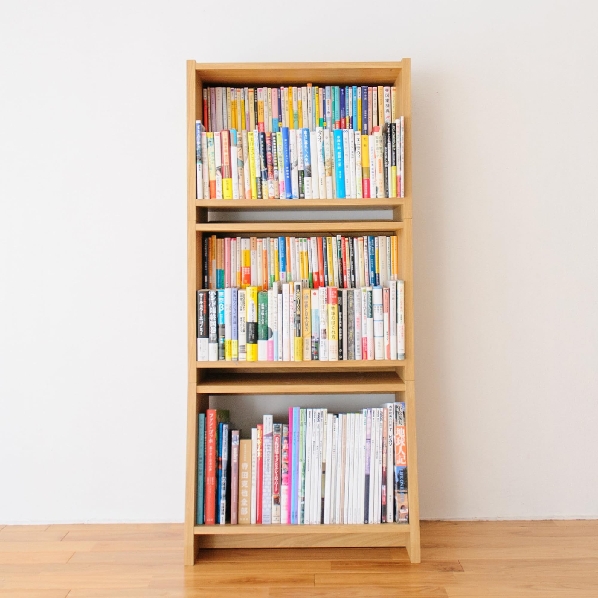 Amazon.co.jp: 黒猫の本棚 スタッキング 大容量 おしゃれ 組み立て式 3