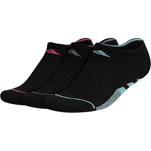 adidas Mens Cushioned No Show Socks (3-pair)