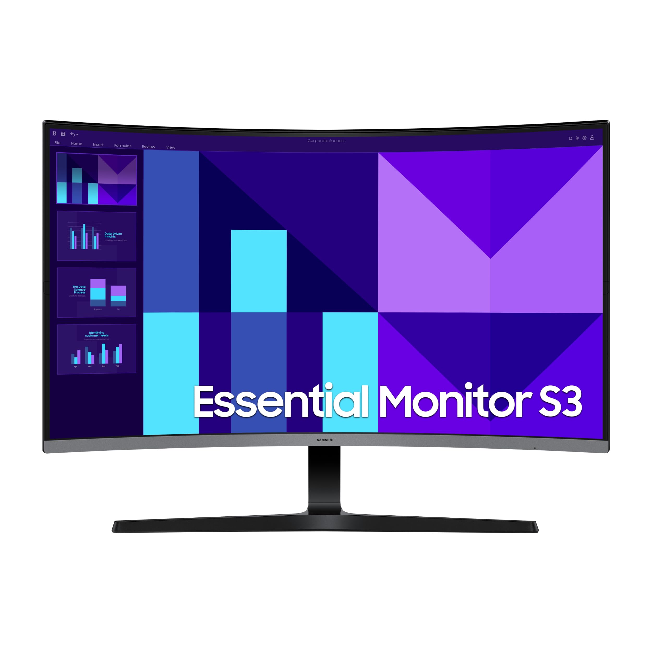 Samsung Essential S3 S32D396GAU - S39GD Series - LED-Monitor - gebogen - 81.3 cm (32")
