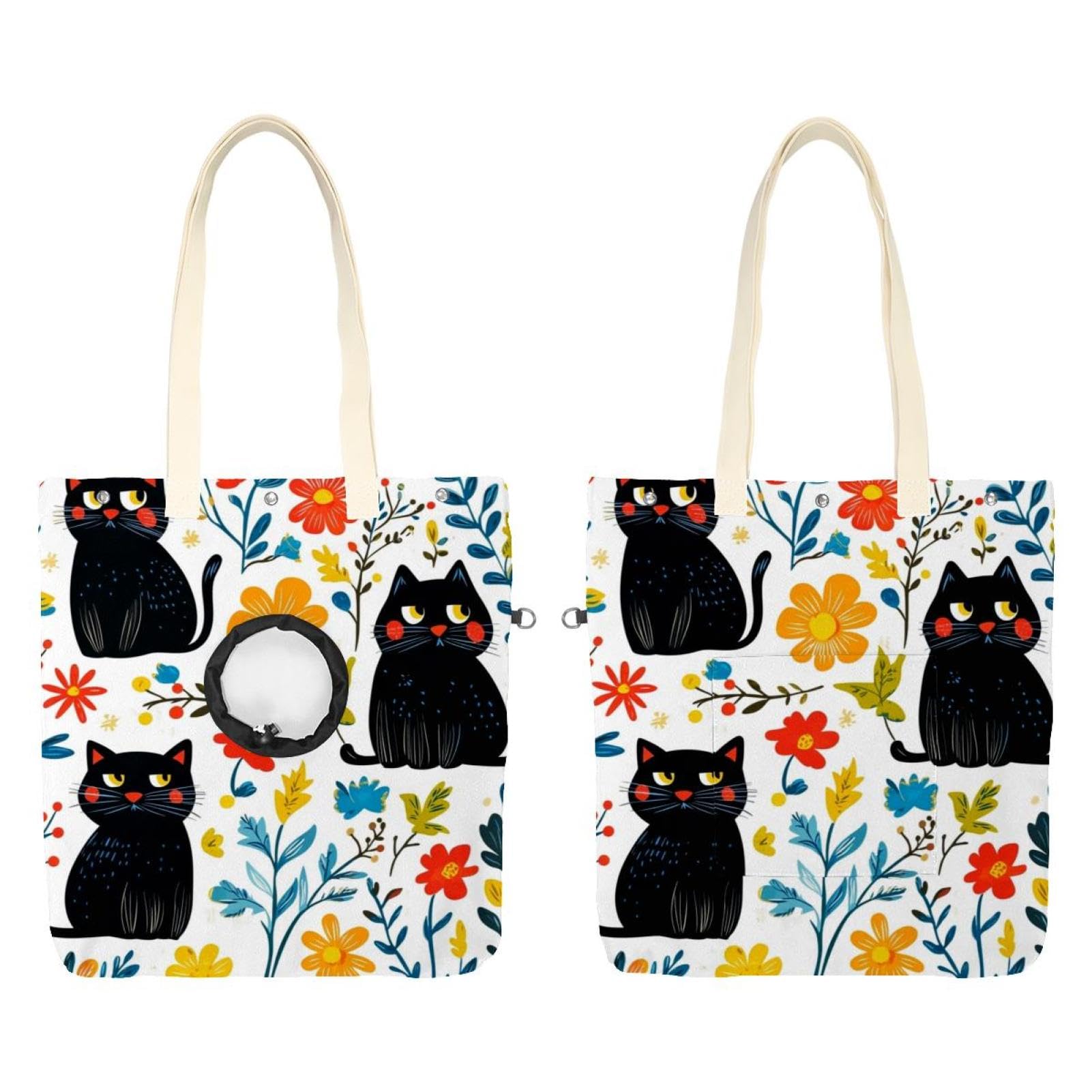 Bolso de lona para perros y gatos pequeños que soluciona el transporte cómodo a diario