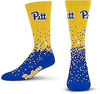 Vista 3 de For Bare Feet Calcetines de la NCAA para niños y niñas, unisex, Spray Zone Crew, para jóvenes