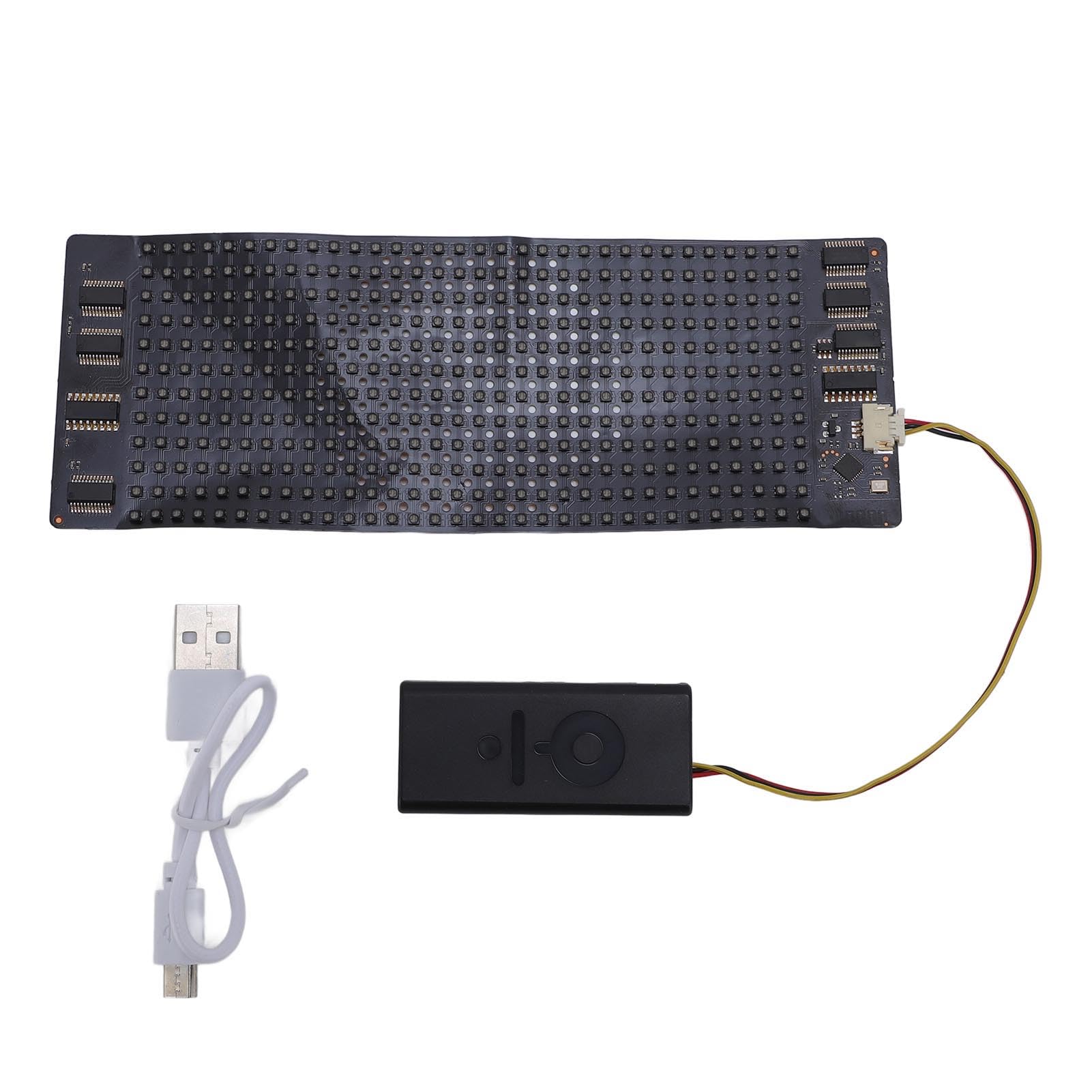 LED DISPLAY 本体 Amazon.com: Fockety Flexible LED Display, 12x32 Resolution APP