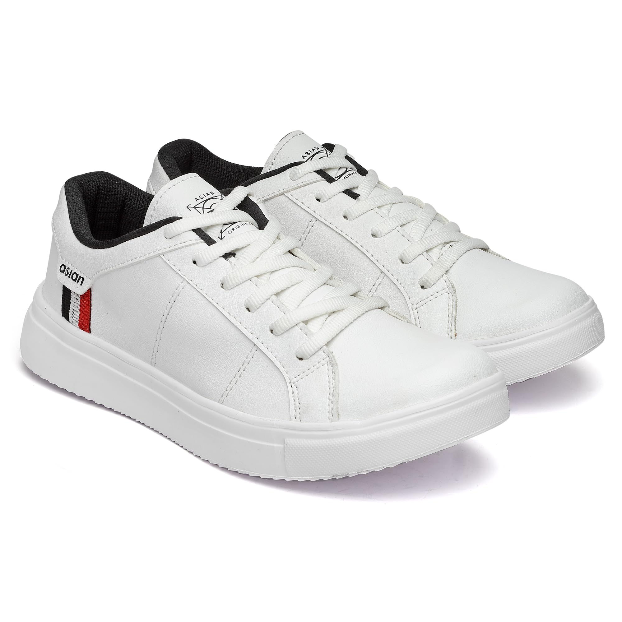 ASIAN Mens White Casual Sneaker Shoes with Synthetic Upper Lightweight Comfortable Mid Top Sneaker Shoes for Mens & Boys LIGHTWEIGHT-01 (B0DDQ5PMRJ) Amazon Price History, Amazon Price Tracker