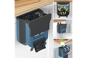 HI NINGER Hanging Small Trash Can with Lid