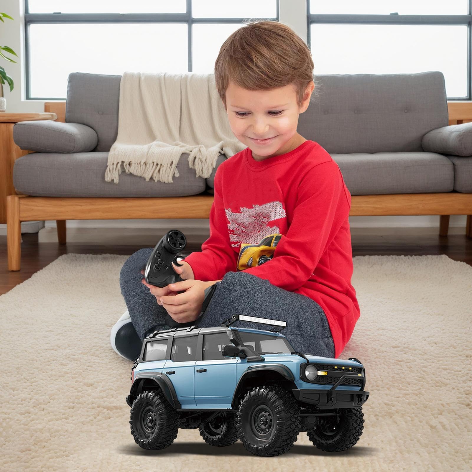 Veicolo Fuoristrada Giocattolo Camion LED | Veicolo Fuoristrada Radiocomandato 1 16 Per Bambini, Ragazzi, Ragazze, Adulti, All'aperto, Feste, Compleanni,