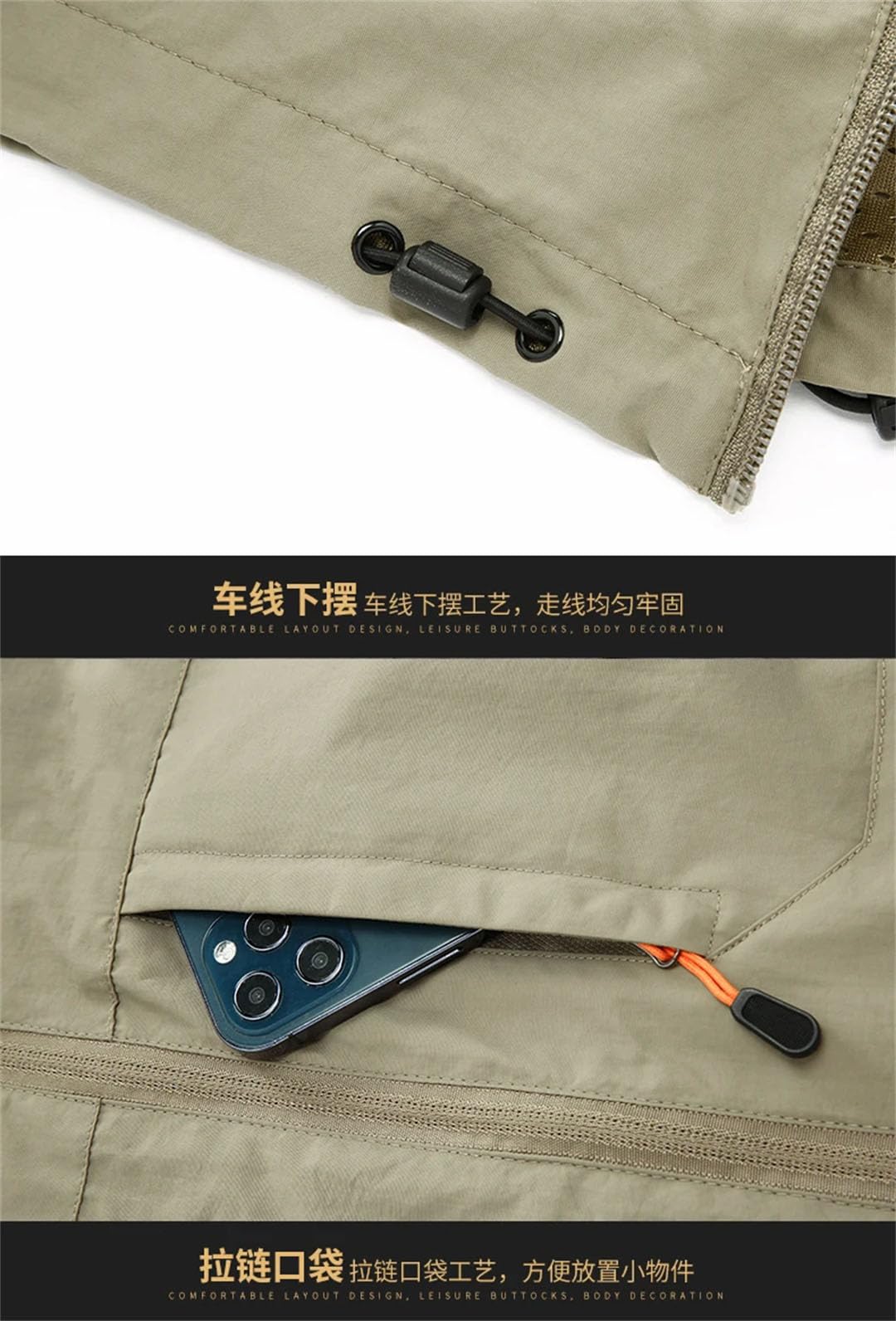 Chaleco para hombre, impermeable, transpirable, para pesca, sin mangas, con capucha, para hombre