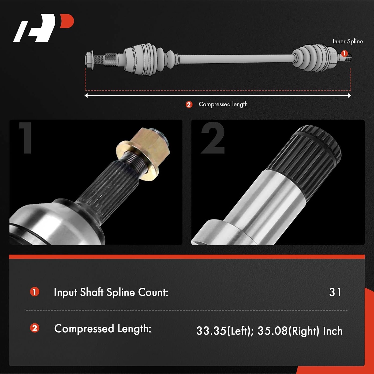 A-プレミアムペア (2) リアドライバーと助手席側CVアクスルシャフトアセンブリ フォードエクスプローラー2020-2022、警察 突っ張り  ウォールシェルフ 楽天 間仕切り 突っ張りウォールラック 突っ張り棚 KTR-3148 つっぱりラック 壁面収納 棚 つっぱり棚 壁面 収納 天井  ...