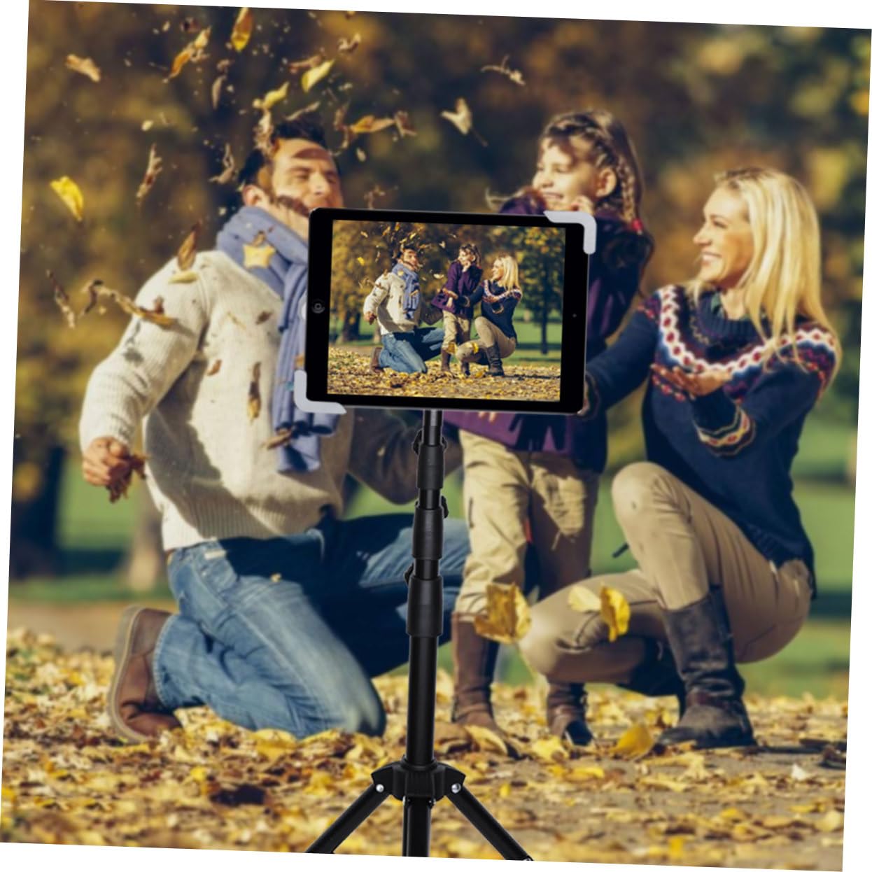 DOITOOL Support De Tablette Réglable pour Trépied Rotatif De 7 À 12 Pouces Compatible