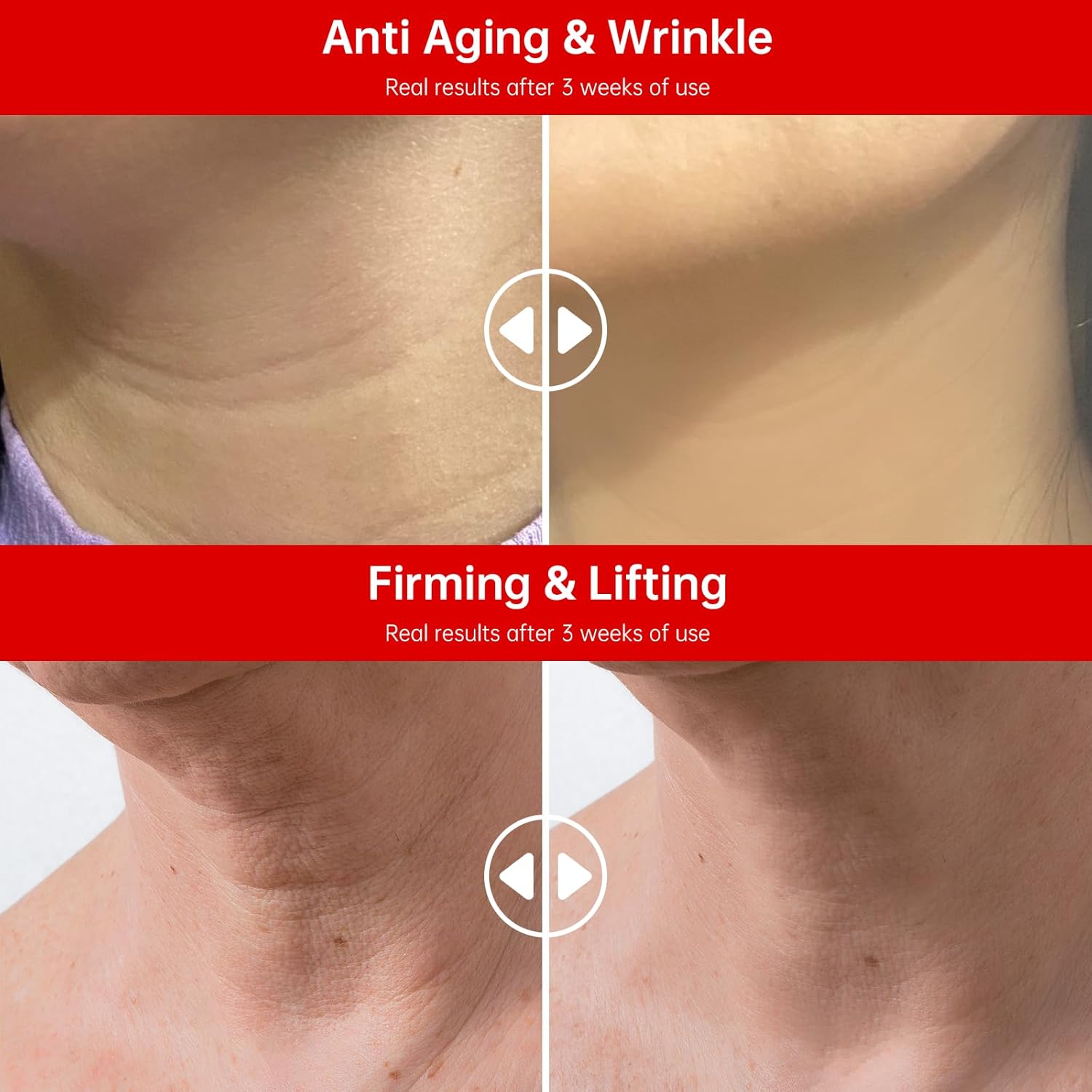 Neck Firming Cream with Retinol, Collagen & Hyaluronic Acid, Instant Lift & Tightening, Anti-Aging & Wrinkle Cream for Women & Man, Hydrating and Nourishing Tighten and Lift Neck Cream - 1.69Fl Oz - Image 6