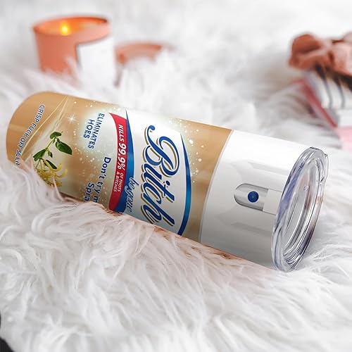 Miniatura 6 de Vaso Bitch Be Gone Cup  Bitch Be Gone Cup  Bitch Be Gone  Bitch Be Gone Spray Flowers 2 divertido vaso aislado de acero inoxidable de 20 onzas