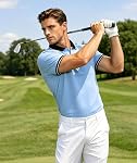 ZITY Polo Homme Polo manches courtes Polo Respirant Chemise pour Homme Été Casual Sports Chemise Regular Fit Golf Outdoor Tshirts