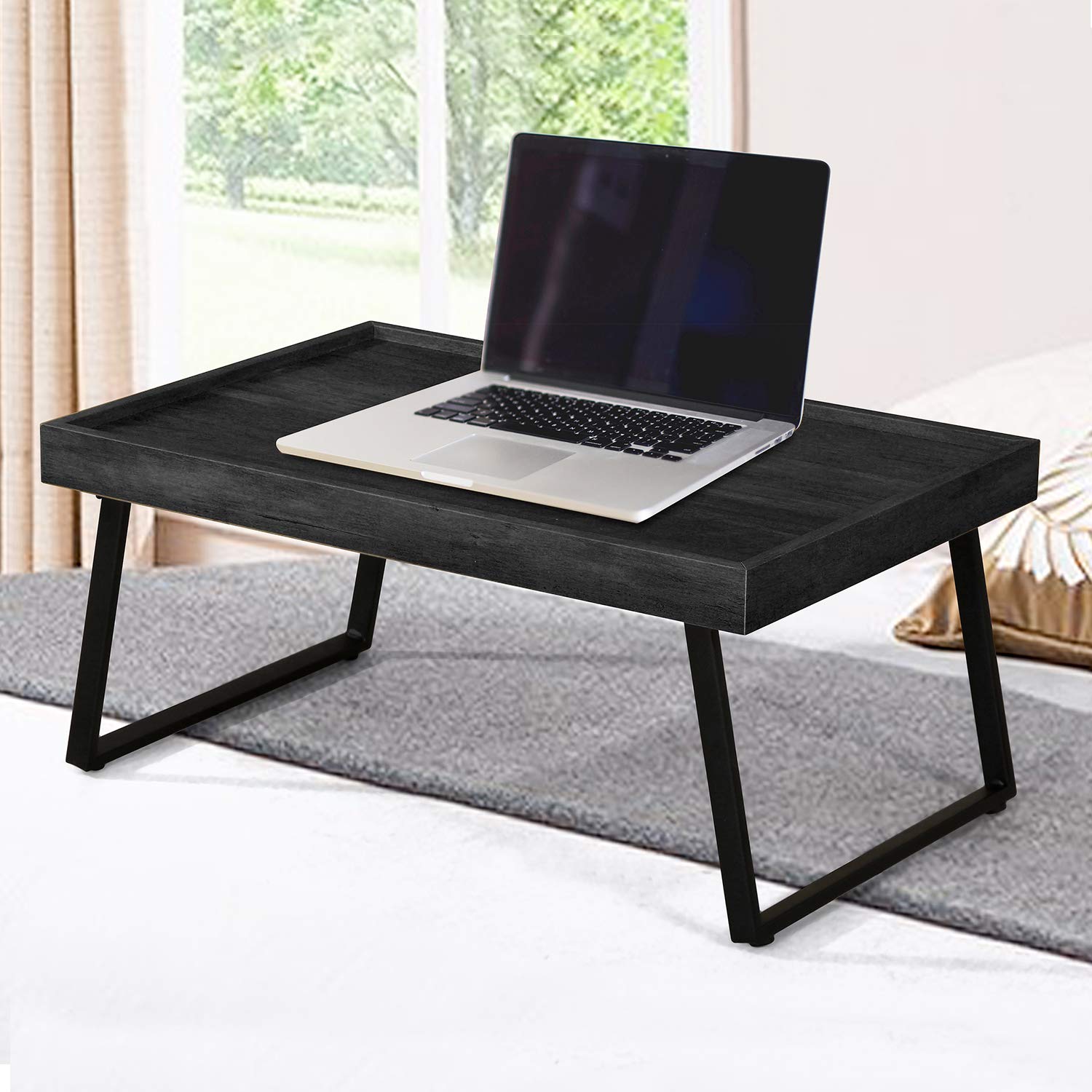 Buy Laptop Desk Bed Tray Lap Table Multifunction Foldable Small