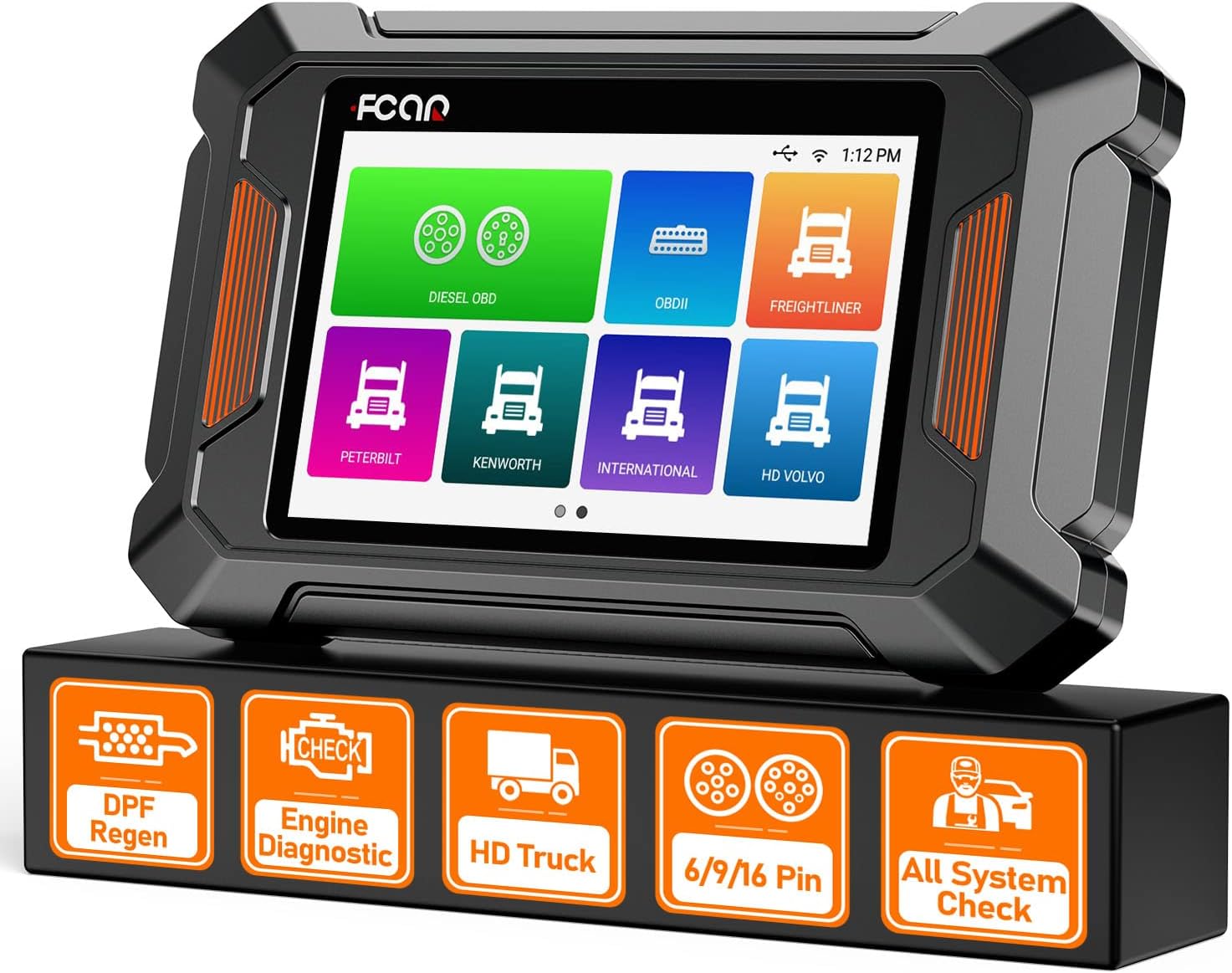 Amazon.co.jp FCAR F801 Pro ヘビーデューティ トラック スキャナー DPF Regen オールシステム ディーゼル