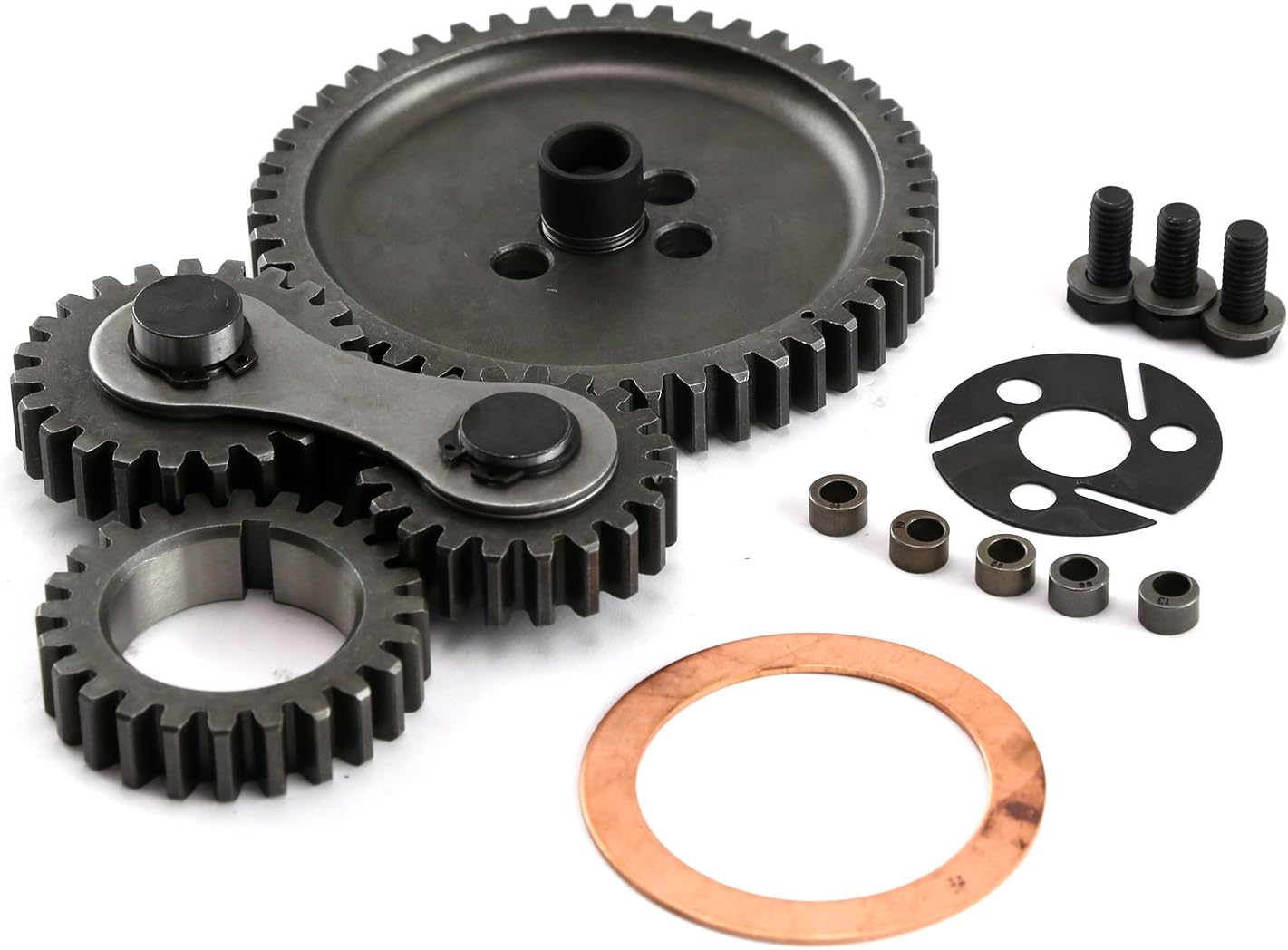 Speedmaster PCE267.1003 Compatible with Chevy BBC 454 Dual Idler Noisey Timing Gear Drive Set