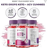 Vista 7 de Paquete de 5 gomitas Keto Drops ACV, Ketodrops Keto ACV Gummies Advanced Weight Loss 525 MG Kelly Clarkson, Keto Drop Keto ACV Ketosis Suplemento