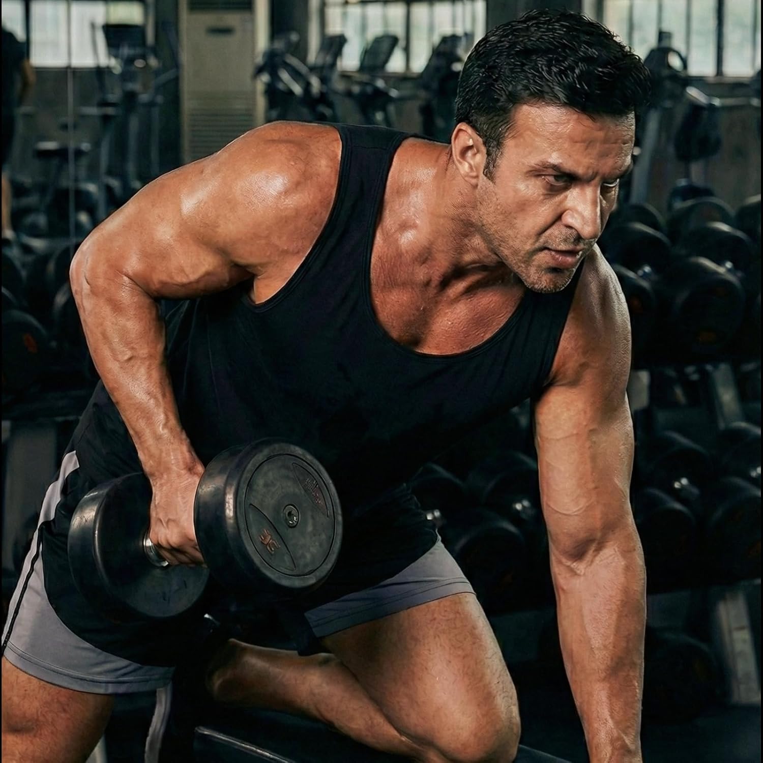 Sauna Vest for Men Waist Trainer Sauna Shirt Sweat Heat Trapping Sleeveless Shirts Weight Loss Workout Shapewear Top - Image 8