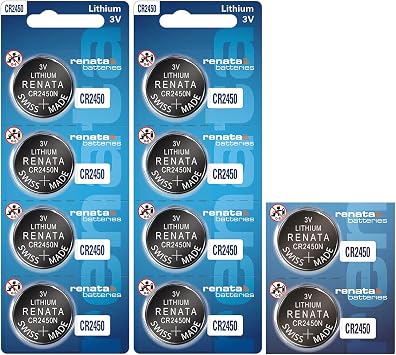 Coin Cell Battery 3V 24.5 x 5.0mm 540mAh 10 pieces