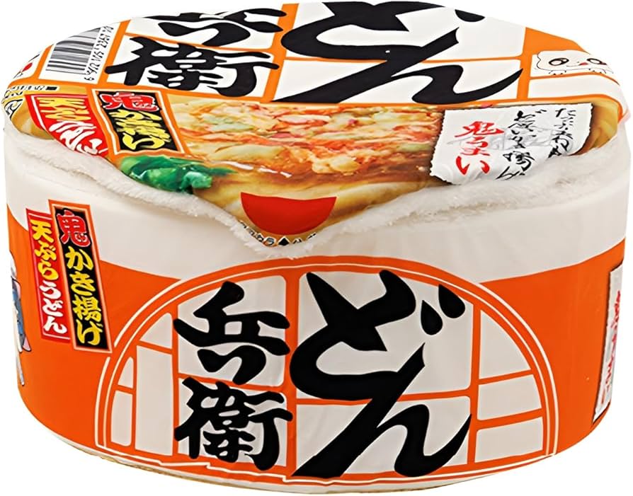 どん兵衛ペットベッド Amazon.co.jp: 猫ベッド 犬ベッド 冬用 どん兵衛ベッド カップ麺ベッド