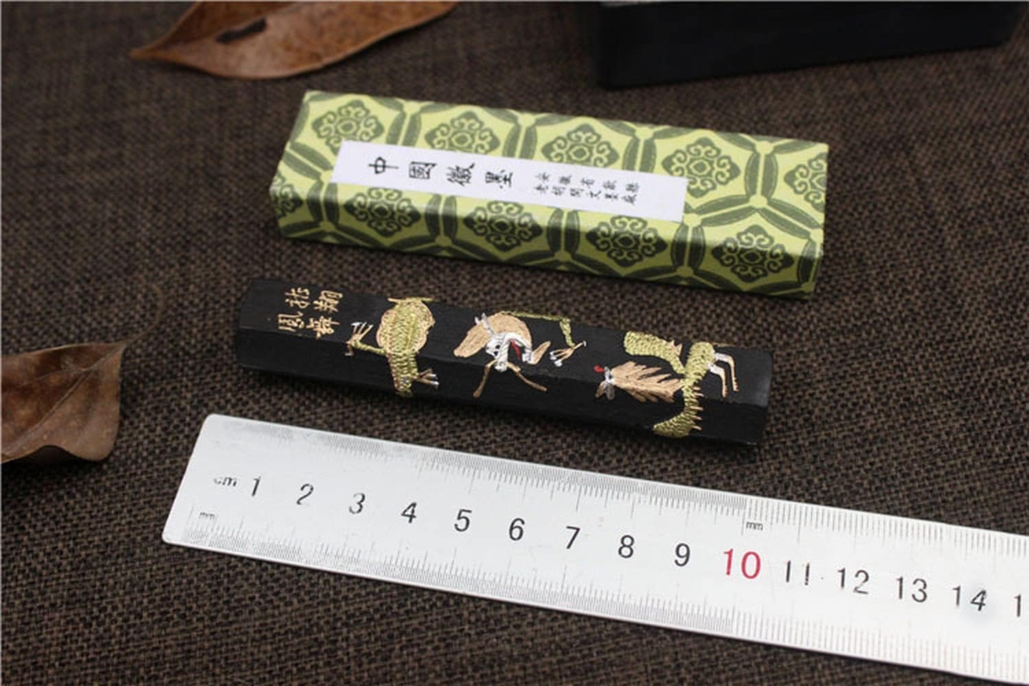 Ink Block，Ink Sticks，Handmade Oil Smoke Ink Stick 3.9inch Dragon Phenix Pattern Chinese Traditional Ink Stick Calligraphy Painting Ink Stick