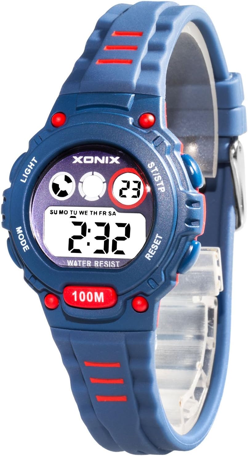 Xonix WR100 Women's Childeren's Watch Alarm Colorful Sporty Backlight HQ