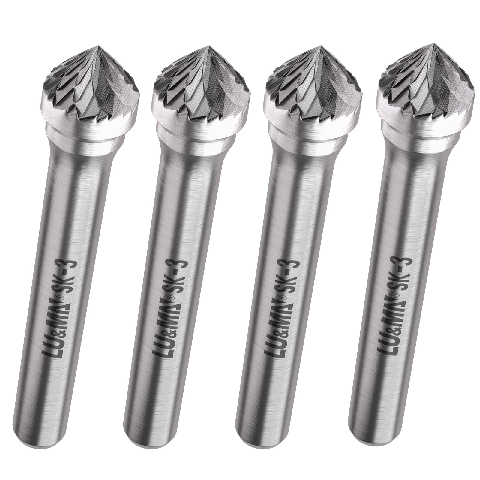 LU&MN SA-3 Tungsten Carbide Burr, 3/8" Head 1/4" Shank, 1 Pc — Amazon image 15