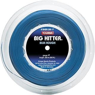Tourna Big Hitter Blue Rough - Cuerda de Tenis (poliéster), Color Azul