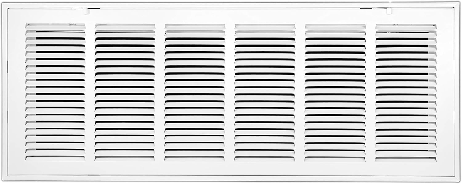 Venti Air 30 X 14 Steel Return Air Filter Grille - Removable Face/Door for 1 inch Filters - HVAC Duct Cover Grill (2-3 Business Day Delivery) [Outer Dimension: 32.5W X 16.5 H]