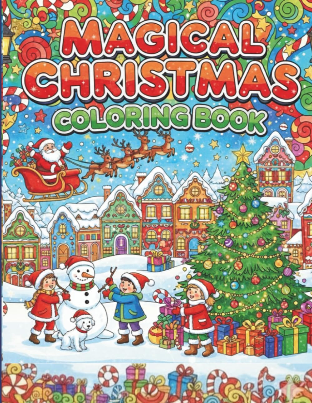 Magical Christmas: Coloring book