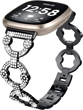 Amazon.co.jp: Fitbit Versa 4 & Versa 3 バンド レディース 調節可能