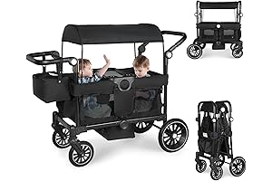 Kids Push Wagon, your compact stroller and wagon all in one