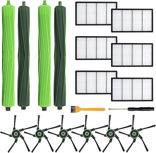 Miniatura 1 de Piezas de repuesto para iRobot Roomba s9 (9150) s9+ s9 Plus (9550) s Series accesorios de aspiradora incluyen 2 juegos de cepillos de rodillo, 6