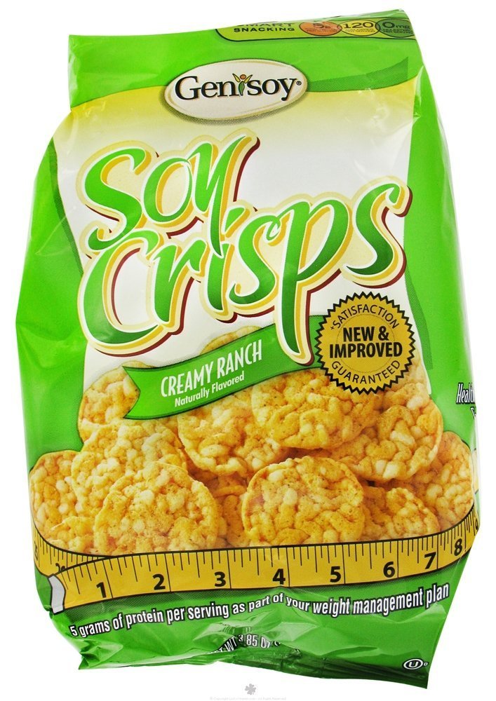 GeniSoy Products Co. Soy Crisps Creamy Ranch 3.5 Oz/1 Bag