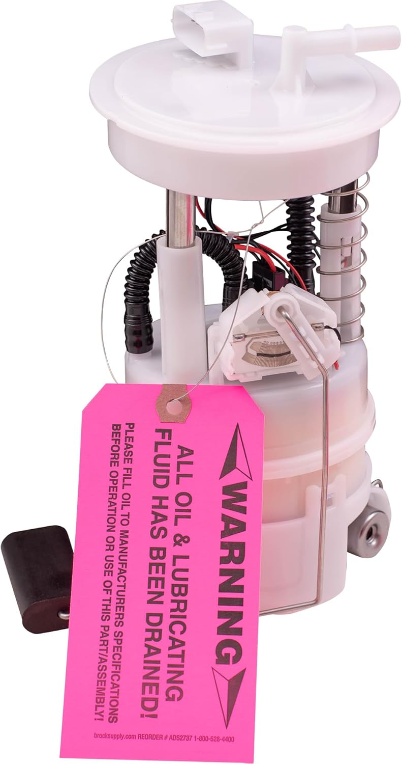 Brock 'Warning – All Oil & Lubricating Fluid Has Been Drained!’ Parts Tag 5 3/4 Inch x 2 7/8 Inch Pink Heavy Card Stock with Reinforced Eyelet – 250 Tags Per Box ADS2737